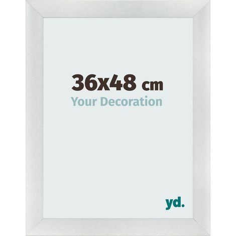 yd. - Cadre photo 36x48 - Argent Mat - MDF - Pisa (1/5)