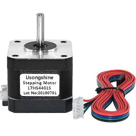 17HS4401 Nema 17 42BYGH Schrittmotor, 4-adrig, kompatibel mit 3D-Druckern und Lasergravierern, 1,8° Winkel, hohes Drehmoment.