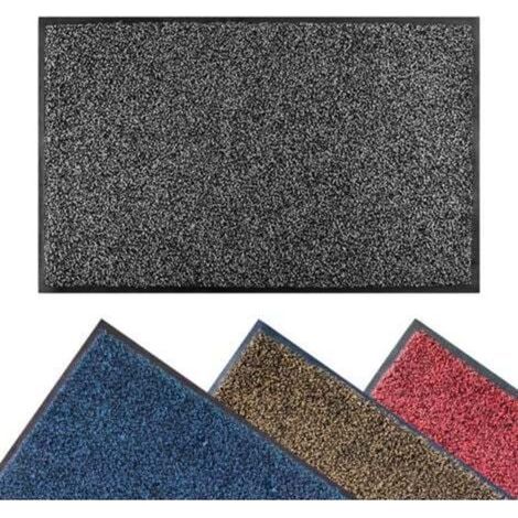 Tapis de Porte Paillasson d'Entree Interieur et Extérieur Tapis Antidérapant et Anti-Poussière Tapis d’entrée Imperméable Lavable 45x75cm