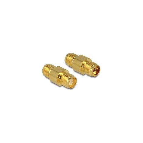 Adaptador delock 50 ohm latón 8x17,5x8 mm (1/2)