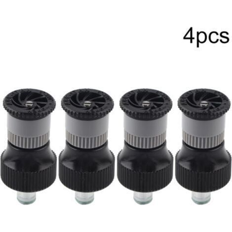 Plastic Garden Watering Nozzle, Irrigation Tool, G1/2in DN15 Female Thread, 4 Pack Inground Sprinklers, Adjustable Nozzle, for Lawns (1/5)