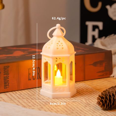 Lampe de style rétro européen, petite lanterne, bougeoir, lampe de poche, veilleuse décorative d'ambiance, lampe d'ambiance p(Y042) (1/5)