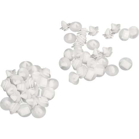 50 clips de moulure de porte de voiture 856540, résistants à l'abrasion, de remplacement pour Peugeot 106, 206, 207, 306, 307, 806 et 1007 (1/5)