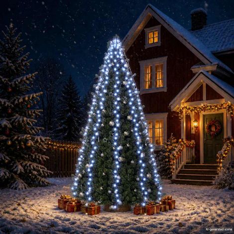 328898 Tree Lights with 500 LEDs Blue 500 cm Indoor Outdoor vidaXL (1/5)