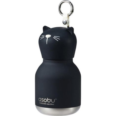 Borraccia Termica Mini Bestie 200ml Black-Cat ASOBU