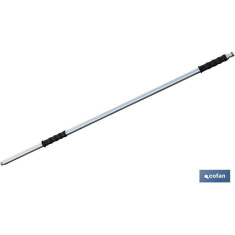 Barra Metal Cepillo Lavacoches+Enchufe Rápido 90cm.