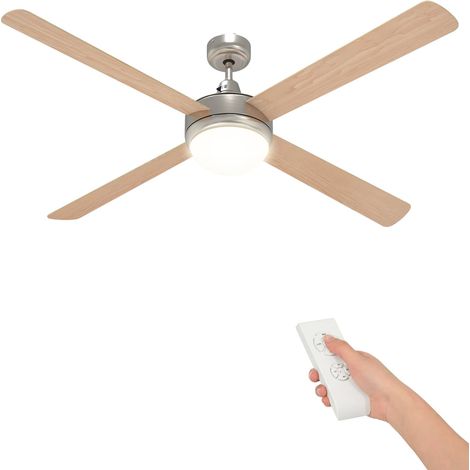 Deckenventilator mit Licht und Fernbedienung Ø 130 cm Sonoma vidaXL (1/5)