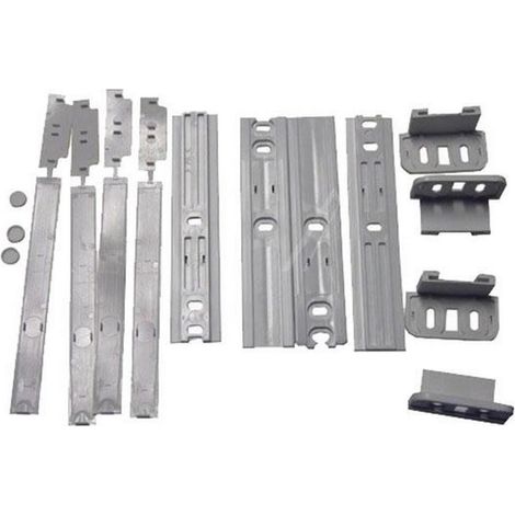 Ensemble glissières de porte pour réfrigérateur – Compatible WHIRLPOOL, ELECTROLUX, BAUKNECHT, ARISTON – Pièce détachée incluse