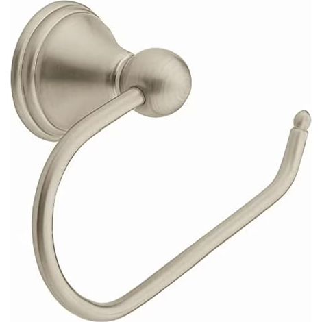 Porte-Papier Toilette Murale - Support Simple En Métal Brossé - Compatible Rouleaux Standard - Fixation Murale - 1 Pièce