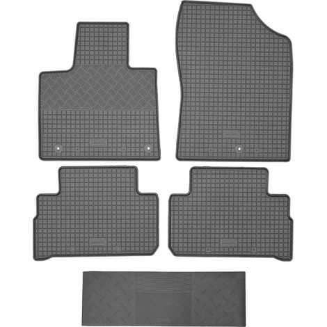 RIGUM 905328 Fußmatten + 900101 Abdeckung - Hyundai Santa Fe IV SUV ab 2021 HK Front - INSTALLATION