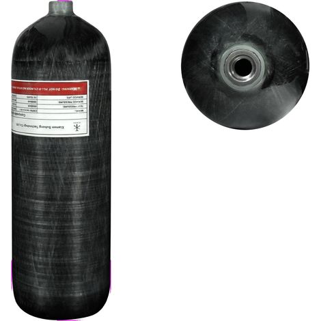 Réservoir HPA, Construction en Fibre de Carbone, Performance à Haute Pression, Seulement 6.8L (1/2)