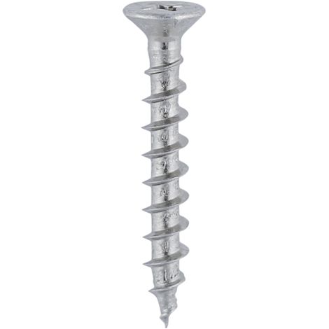 TIMCO Window Fabrication Screws Countersunk with Ribs PH Single Thread Gimlet Tip Stainless Steel - 4.3 x 40