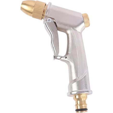 Pistola ad alta pressione per autolavaggio – attrezzo per irrigazione da giardino – testina per pistola ad acqua galvanizzata (1/5)