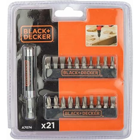 SET ACCESSORI BLACK+DECKER 21 pz. (1/5)
