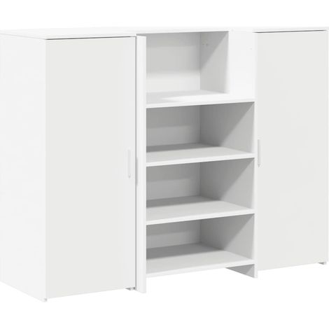 Maison Exclusive - Empfangstheke Weiß 135x50x103,5 cm Holzwerksto