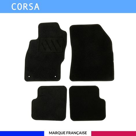 Tapis de voiture - Sur Mesure pour CORSA (2014 - 2019) - 4 pièces - Tapis de sol antidérapant pour automobile (1/4)
