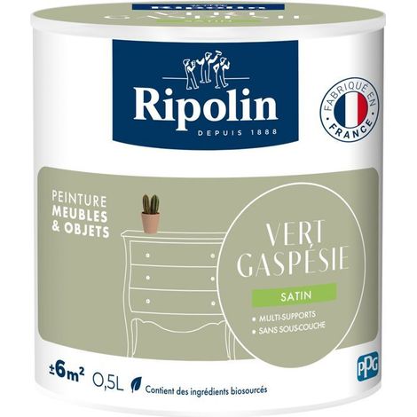 Möbel- und Objektfarbe - Gaspésie Grün - Satin - Ripolin - 0,5L