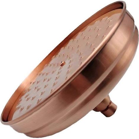 Pommeau de douche haute pression en cuivre avec rotule en laiton réglable