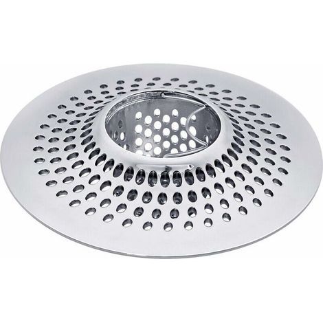 Ersandy 1pc Filtre à cheveux pour baignoire et douche en acier inoxydable,Argent (1/5)