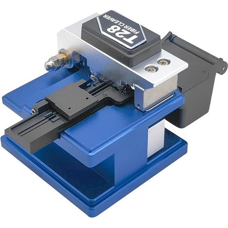 Cliveuse fibre optique automatique Fiber Cleaver 24 Cleaving Spots Cliveuse de haute précision avec fixation 3 en 1 et rail coulissant à rebond automatique (1/5)