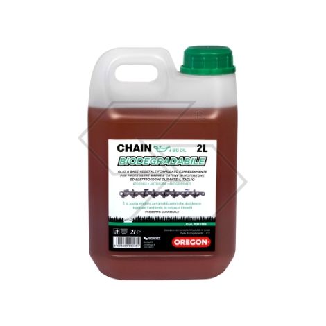 Olio protettivo biodegradabile OREGON catena barre motosega CHAIN 2 litri