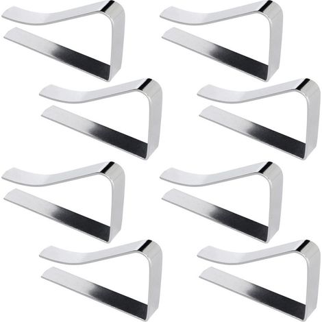 Pinzas metálicas para mantel, 8 unidades. (1/5)