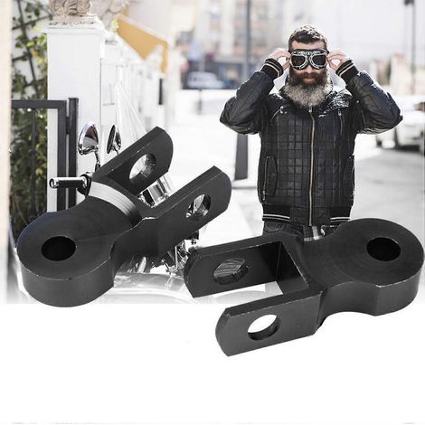 Rehausseur d'amortisseur arrière de moto, plaque de rehausse de 5 cm pour châssis (sans vis) (1/5)