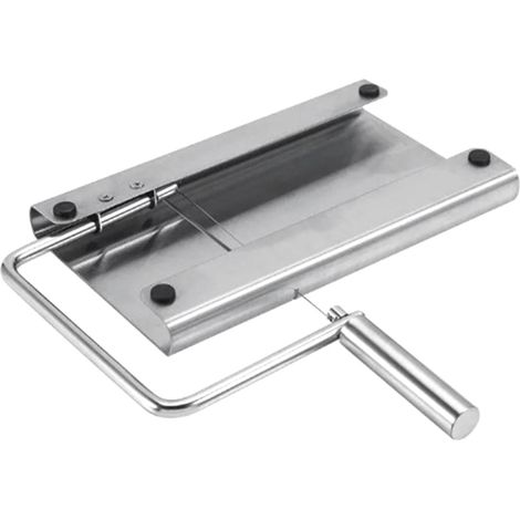 Planche à découper le fromage en acier inoxydable, coupe-fromage résistant à la corrosion avec 6 fils de coupe pour la cuisine (1/5)
