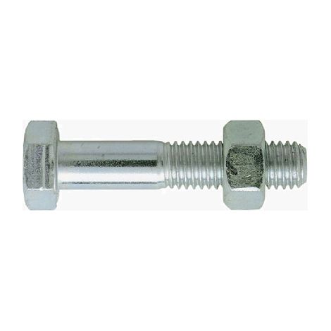 Bullone VISWOOD Testa esagonale - Dado esagonale acciaio zincato bianco - Ø 6 x 50/18 mm - Scatola da 200 - 9886050