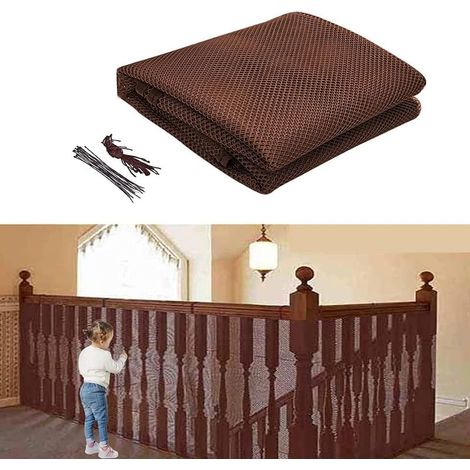 300X78CM Filet Securite Escalier Filet Escalier Filet Escalier Sécurité Bebe Filet Escalier Enfant (1/5)