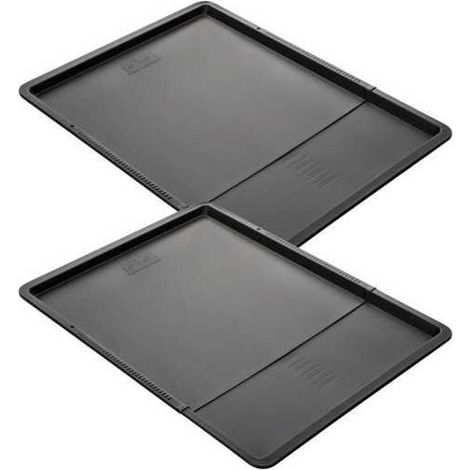 Zenker Erweiterbare Schwarze Platten Set von 2 (1/3)