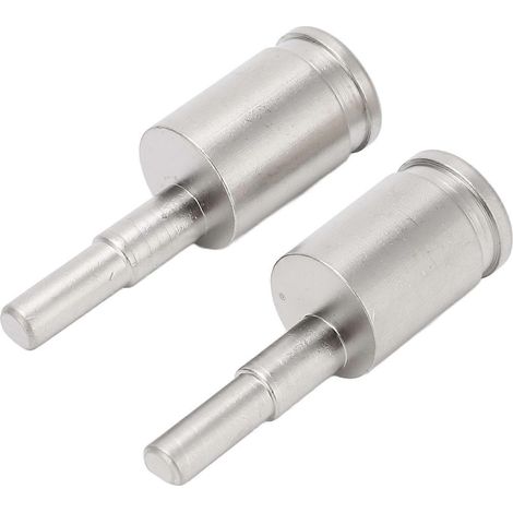 Deux adaptateurs de calibre de câble 4GA à 8GA, adaptateurs d'entrée d'amplificateur audio, connexions d'amplificateur, laiton nickelé. (1/5)