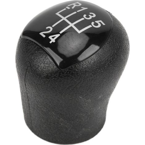 Pommeau de levier de vitesse de voiture anti-usure et résistant à la corrosion pour KANGOO 2006-2008Noir (1/3)
