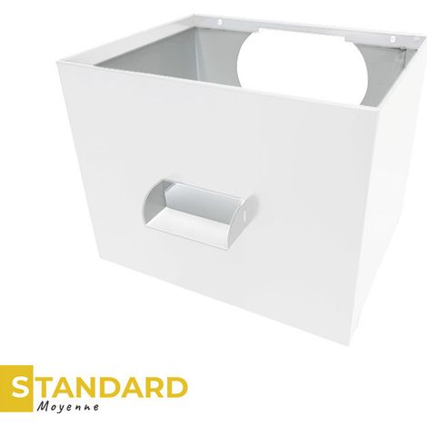 Boîte à eau B3 en alu 7/10ème Standard - format moyen - naissance Ø 80mm - ALUHOME