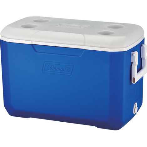 Nevera Rígida Coleman Poly-Lite 48 Qt 46L Azul Y Blanco (1/4)