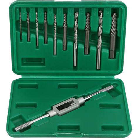 Extracteur De Vis Endommagées - Acier Rapide 3mm-10mm - Pour Boulons Cassés Et Forets - Kit 11 Pièces (1/5)