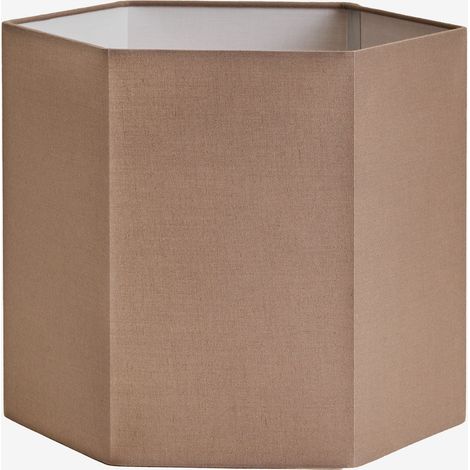 SKLUM Lampenschirm aus Stoff Teneriffa Moka Braun Ø30 cm