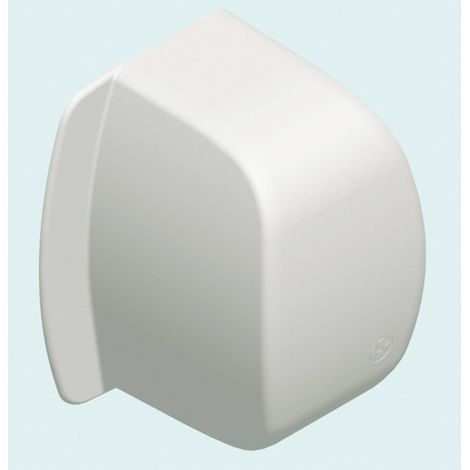 embout - pour goulotte de climatisation - 90 x 60 mm - blanc - iboco 06826 (1/3)