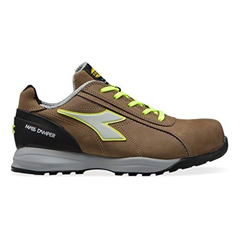 UTILITY DIADORA Scarpa Da lavoro GLOVE MDS LOW S3 HRO SRC MARRONE GIALLO 35