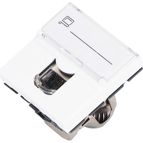 Module prise réseau CAT6A RJ45 adaptateur français blindé ABS équipement informatique (1/5)