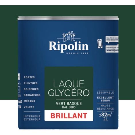 Laque Glycéro Ripolin Brillant Vert Basque 2 L (1/2)
