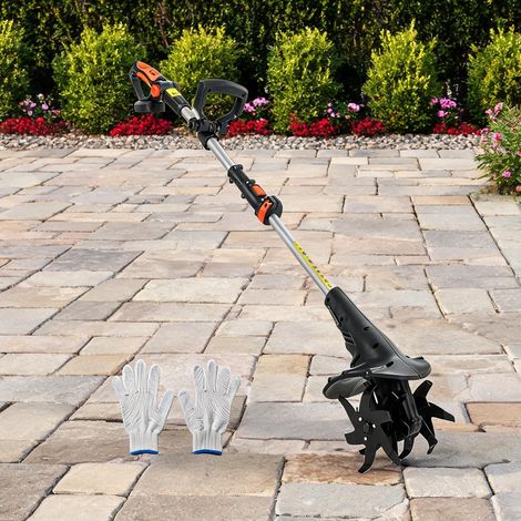 Motoculteur sans fil 18V largeur de travail 20 cm quatre lames (1/5)