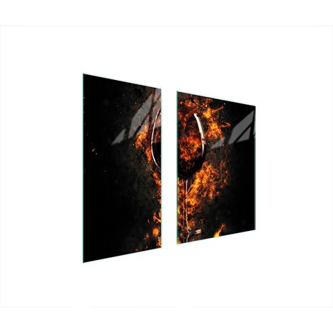 GLASSCHUTZPLATTE 75x52 WEIN (1/5)