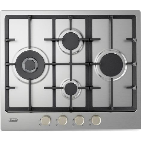 DE LONGHI - YLG 60 RFX piano cottura Acciaio inox Da incasso 60 cm Gas 4 Fornello(i)