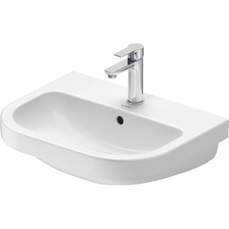 Lavabo Duravit D-Code, con agujero para grifo, con rebosadero, (1/5)