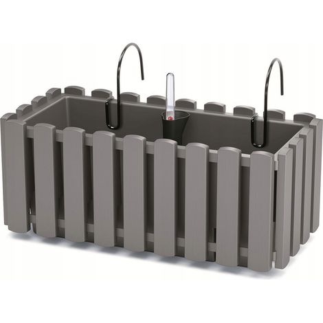 Jardinera Boardee Fencycase de 400 W Gris piedra (1/5)