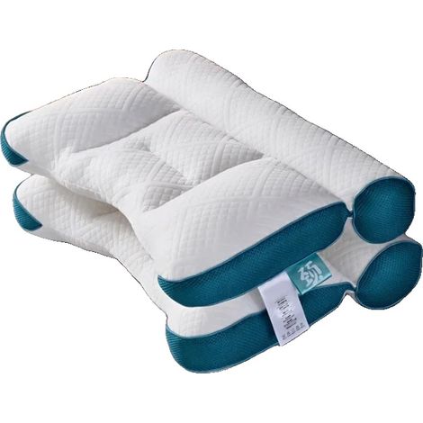 Coussin cervical, soutien ergonomique, tissu respirant, Vert 2 pcs, 4060-a (1/2)