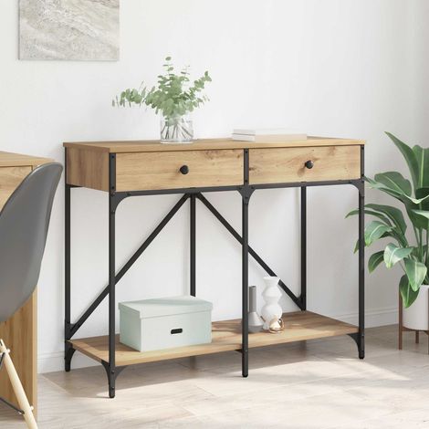 vidaXL  Console Table  Artisan Oak 100 x 39 x 78.5 cm Engineered Wood