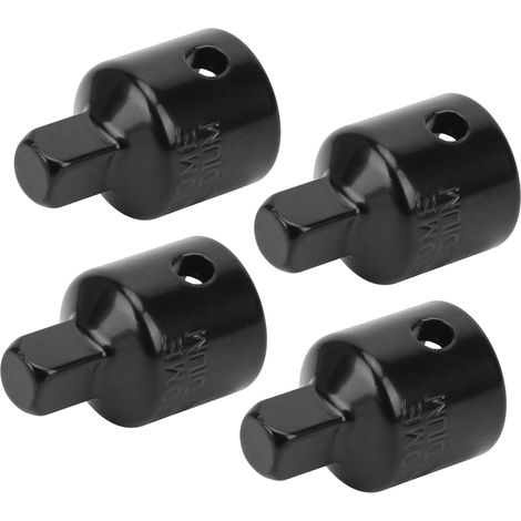Adaptateur de douille (lot de 4) pour clé à cliquet, outil de réparation, quincaillerie, 3/8 M vers 1/4 S (1/5)