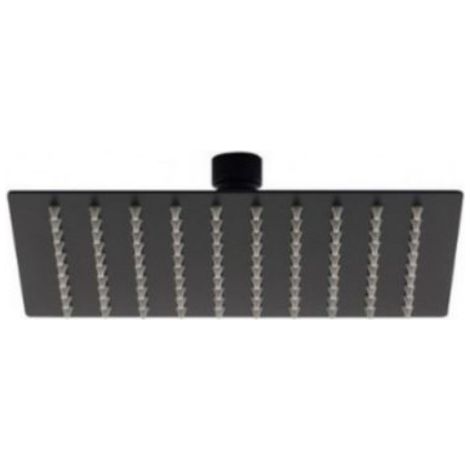 Duschkopf 20x20 cm "Quadro" Paffoni Syncro ZSOF075NO  Metall - Mattschwarz